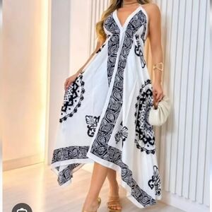 Hankerchief Dress NWOT size L